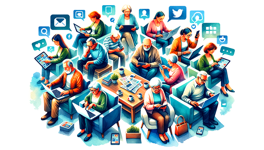 Digitalt umgänge – En guide för seniorer till sociala medier